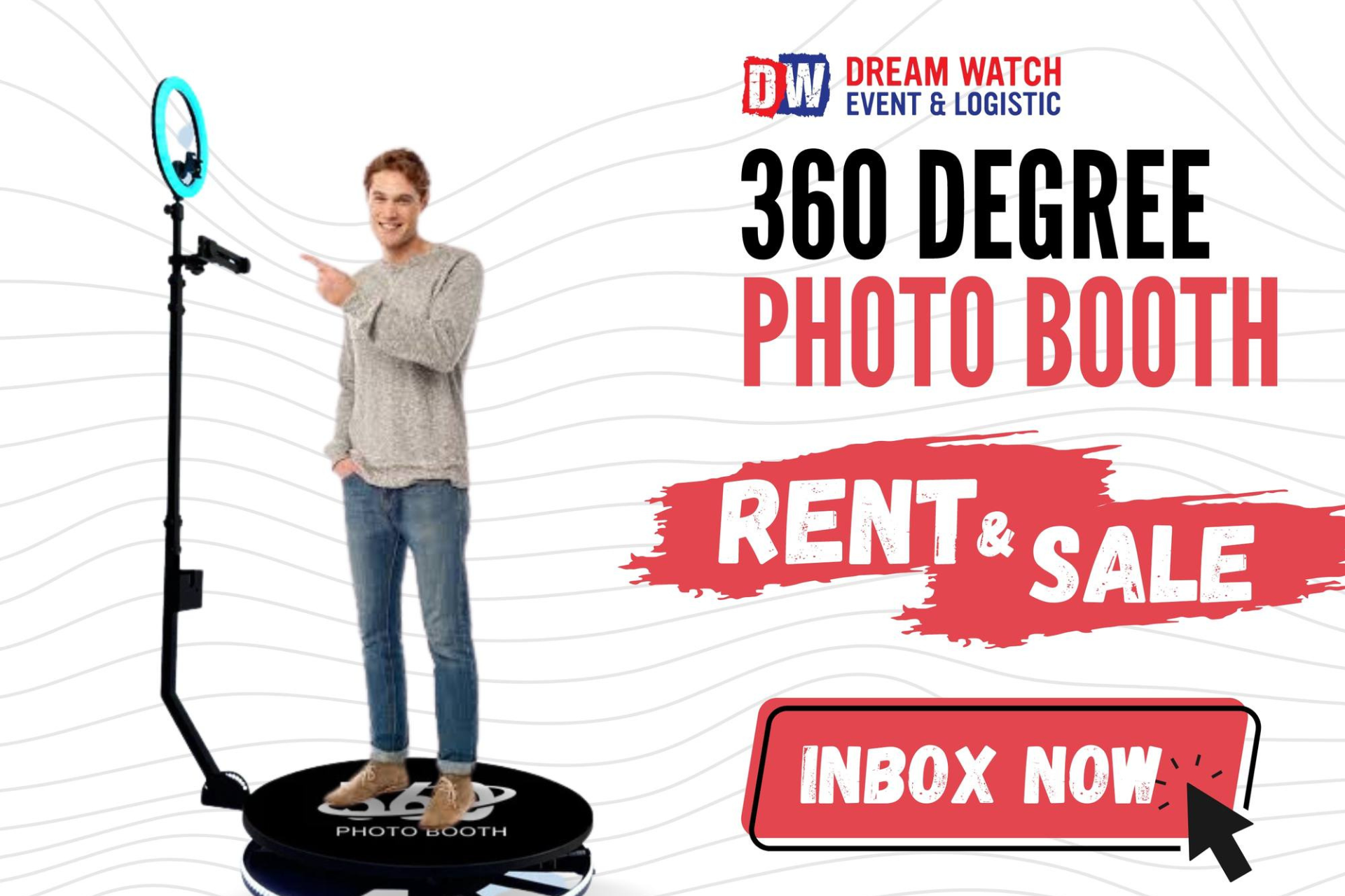 360 Degree Photo Booth Rental in Dhaka | DreamWatch event